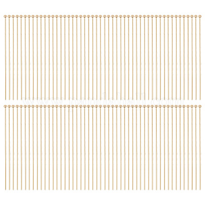 100 шт. Латунные булавки с шаровой головкой KK-AN0001-02-1