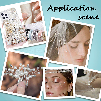 70 г 5 стиля АБС пластик имитация жемчуга кабошоны OACR-SC0001-45G-1