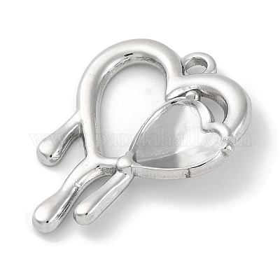 Подвеска из нержавеющей стали 304 со стразами STAS-D194-02P-1