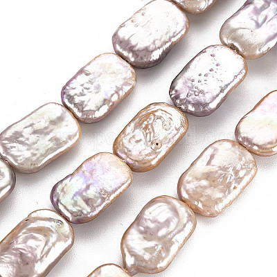 Природные Кеши жемчуг пряди PEAR-S020-D04-1