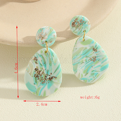 Серьги-гвоздики из полимерной глины WG05DDB-01-1