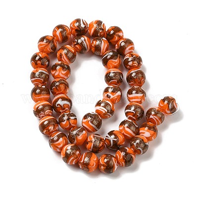 Бусины ручной работы бусины золотого песка LAMP-N028-001G-1