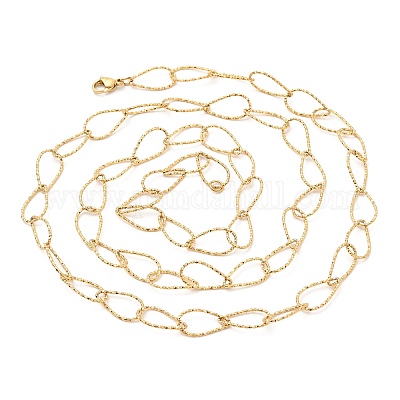 Ионное покрытие(ip) ожерелья из нержавеющей стали 304 STAS-D084-27G-1