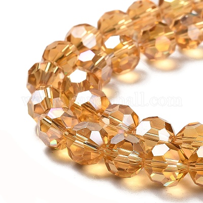 Прозрачные стеклянные бусины EGLA-A035-T10mm-B17-1