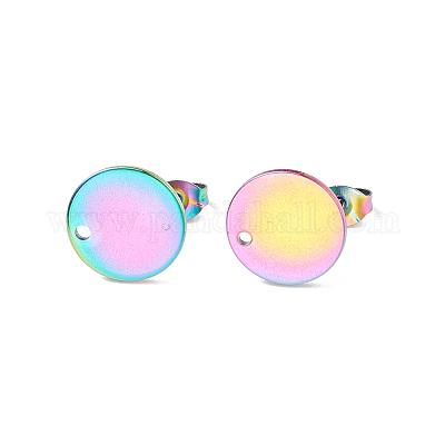 Ионное покрытие (ip) 304 нержавеющая сталь гвоздики фурнитура для сережек STAS-K184-01-03M-1