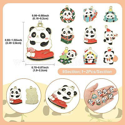 Подвески из эмали и сплава ENAM-FS0003-81-1