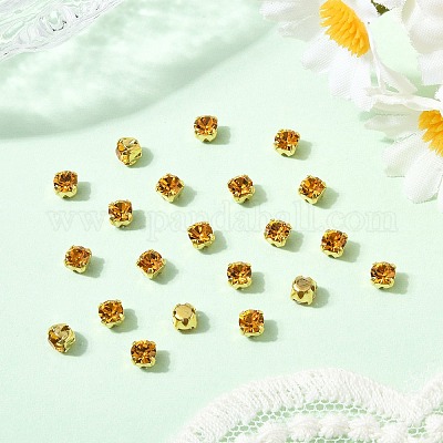 Preciosa® maxima crystal в пришивной чашке X-PRC-SS12-10070-G-1