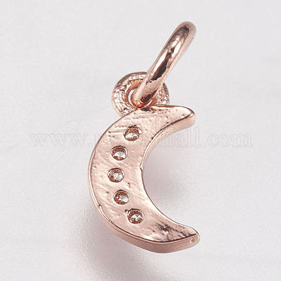 Латунные микро проложить кубического циркония подвески ZIRC-E147-59RG-1