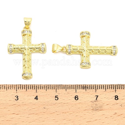 Латунные микро проложить кубического циркония подвески KK-H527-31G-1