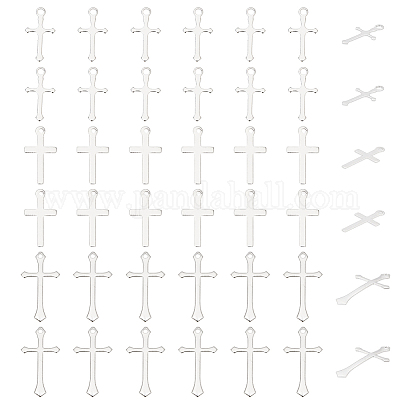 60шт 3 стиля латунные подвески KK-HY0003-88S-1