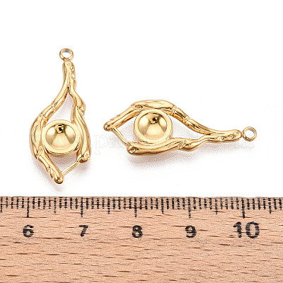 Оправы для подвесок из нержавеющей стали 304 в виде кабошонов STAS-T065-92G-1