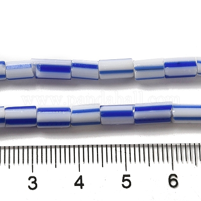 Непальские бусины лэмпворк ручной работы LAMP-B023-04B-08-1