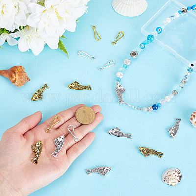 40 комплект застежек-тоглов из сплава 2 цветов FIND-PH0025-59-1