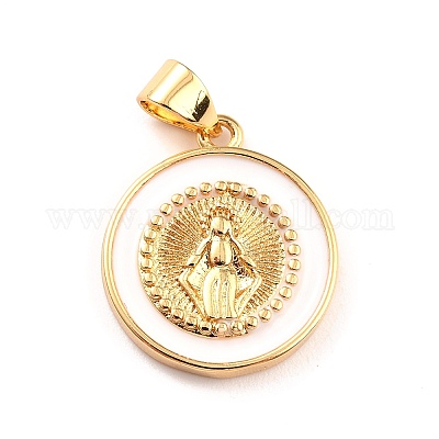 Латунь эмаль подвески KK-P209-03G-02-RS-1