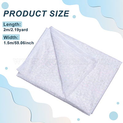 Полиэфирная ткань с цветочным узором DIY-WH0678-104A-1