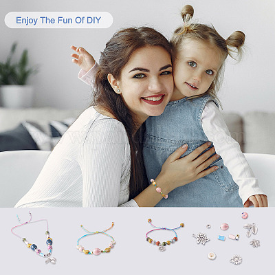 Набор для изготовления плетеных браслетов своими руками DIY-TA0003-91-1