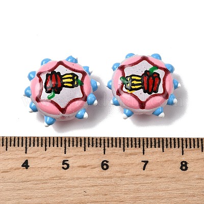 Бусины из стеклянной эмали LAMP-K039-34G-1