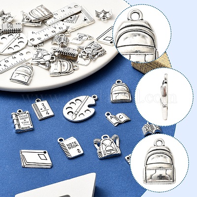 36шт 12 стильные подвески из сплава в тибетском стиле на День учителя TIBE-FS0003-28-1