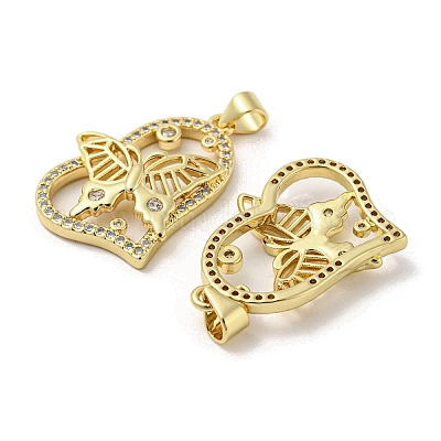 Стойки обшивки латунь микро проложить Циркон подвеску KK-F869-23G-1