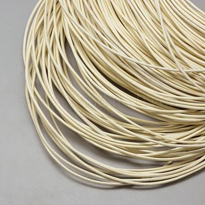 Полированные кожаные шнуры из натуральной кожи WL-R001-1.5mm-09-1