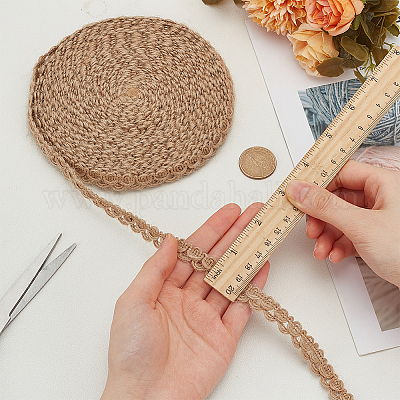 Плетеная лента из мешковины OCOR-WH0091-23C-1