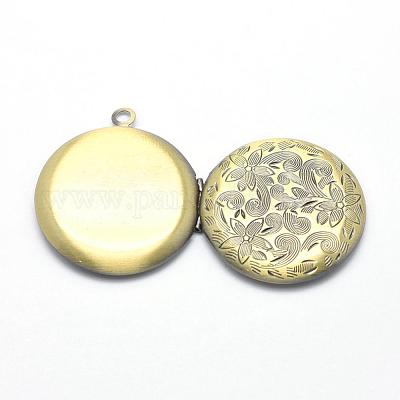 Подвески латуни медальон KK-F717-41AB-NR-1