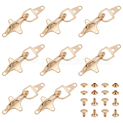 8 сумка пряжка из сплава карабин клипса кнопка для одежды кнопка AJEW-BC0008-76-1