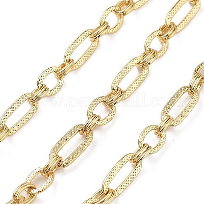 Цепи с овальными звеньями из латуни CHC-G023-02G-1