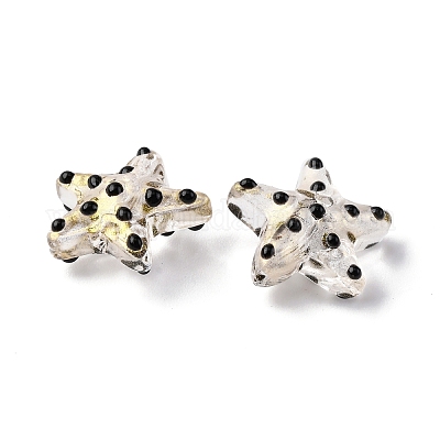 Бусы лэмпворк ручной работы LAMP-I027-09K-1