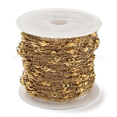 Цепи из нержавеющей стали 304 с сердечком CHS-C009-15G-1