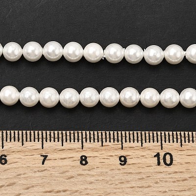 Гальванические оболочки жемчужные бусы пряди BSHE-K017-5mm-1