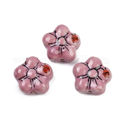 Фарфоровые бусины ручной работы PORC-I029-04-1