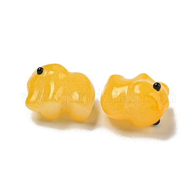 Прозрачные стеклянные бусины ручной работы GLAA-N0028-01J-1