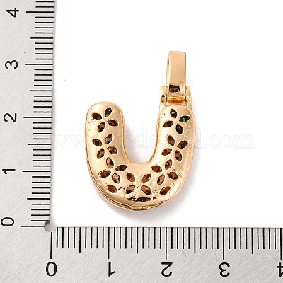 Латунные микро проложить кубического циркония подвески KK-C076-29U-G02-1