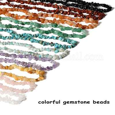 10 нитка 10 стиля натуральные и синтетические смешанные нитки из драгоценных камней G-FS0005-89-1