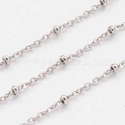 304 Stainless Steel Cable Chains CHS-K003-01P-0.5MM-1