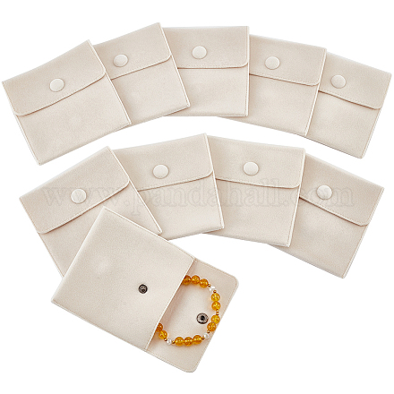 Квадратные бархатные ювелирные сумки nbeads TP-NB0001-41B-04-1