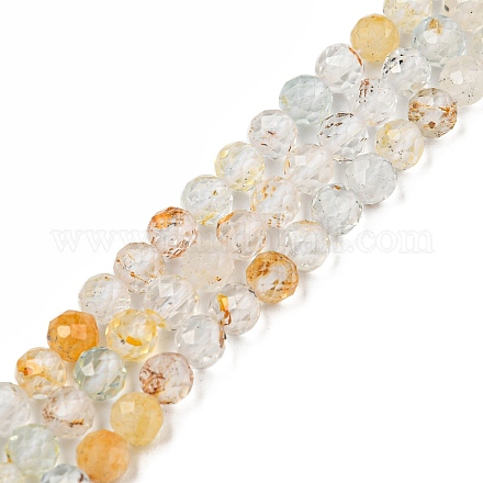Natural Topaz Beads Strands G-C080-A01-02-1