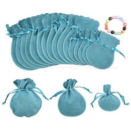 15шт. 3 стильных двухсторонних бархатных сумок TP-YW0001-07B-1