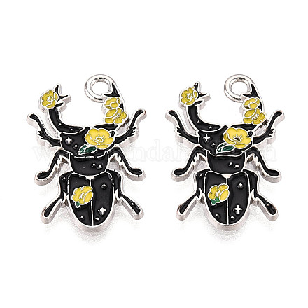 Подвески из эмали и сплава ENAM-N062-08P-1