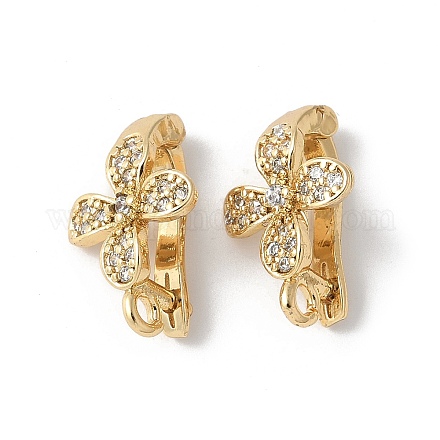 Латунные микропроволочные кубические циркониевые подвески KK-D324-40G-1