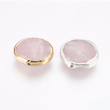 Perles de quartz rose naturel G-O168-02-1