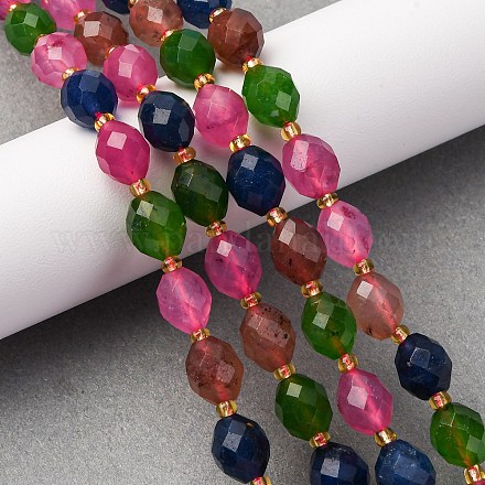 Бусины из натурального белого нефрита G-D305-B01-01G-1