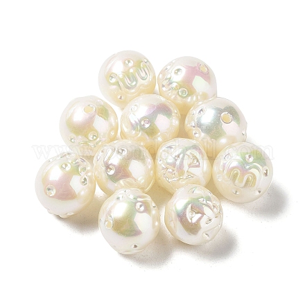 Пластиковые бусины abs KY-C018-04-1