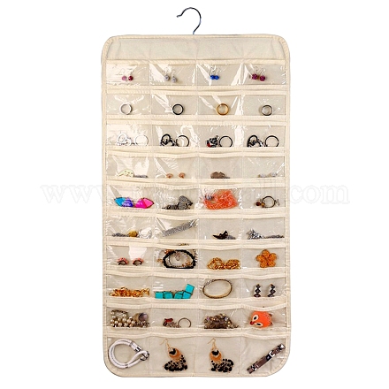Non-Woven Fabrics Jewelry Hanging Bag AJEW-B009-02A-1