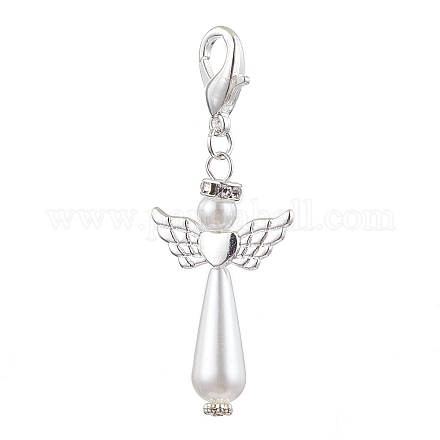 Décorations de pendentif en perles d'imitation acrylique HJEW-JM01694-1
