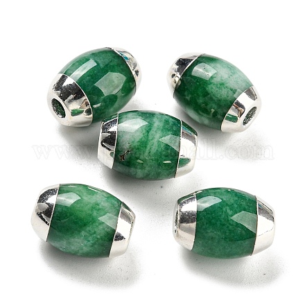 Abalorios de vidrio imitación de jade GLAA-M045-04P-01-1