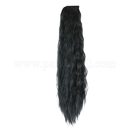 Extension per capelli lunghi a coda di cavallo ricci per donna OHAR-E018-04-1