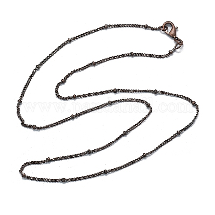 Ожерелья-цепочки из латуни NJEW-D302-84R-1