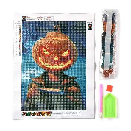 Halloween Thema DIY Diamant Malerei Leinwand Kits für Kinder DIY-I055-12-1